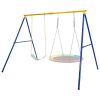 660 LBS Extra-Large A-Shaped Swing Stand with Anti-Slip Footpads