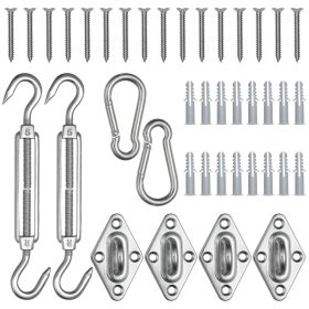 5 Inch Rectangle Sun Shade Sail Hardware Kit