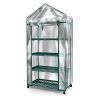 Mini Greenhouse - 4 Tiers Indoor Outdoor Greenhouse With wheels-Use in Any Season for Plants  YJ