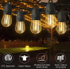 1W, 15m, 15 pc, Outdoor Solar String Light Outdoor String Light with Remote, USB Port, 32 LED Bulbs Solar Patio Solar Light Outside Garden Garden Fenc