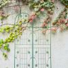 2 Pack Metal Garden Trellis 71" x 19.7" Rustproof Trellis for Climbing Plants Outdoor Flower Support Green