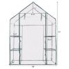 Portable Outdoor 4 Shelves Greenhouse