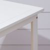 Emilio White English Wood Bar Table