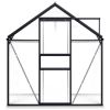 Greenhouse with Base Frame Anthracite Aluminum 38.9 ft¬≤