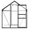 Greenhouse with Base Frame Anthracite Aluminum 38.9 ft¬≤