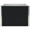 Raised Garden Bed 63"x31.5"x17.7" Galvanized Steel Anthracite