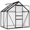 Greenhouse Anthracite Aluminum 26.6 ft¬≤