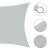 16'x12' Rectangle Sun Shade Sail/Gray