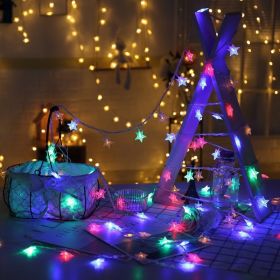 Room layout led lantern flashing string lights starry (Option: Colorful-30M300-Plug in)