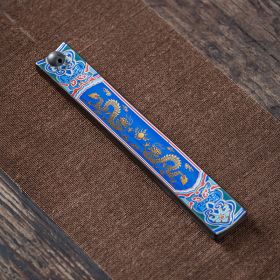 Enamel Wire Incense Burner Incense Insert Ornaments Ceramic Creative Tea Ceremony Enshrines Antique Lying Incense Burner Household Cloisonne Sandalwoo (Option: Old Beijing enamel incense sti)