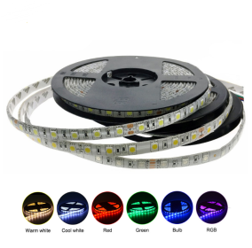 LED Light Strips Highlight 60 Light Beads Epoxy Waterproof Soft Strips (Option: IP65 white-300cm)