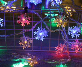 LED small lights flashing lights lights with stars small decoration (Option: Color-3m 20 lights)