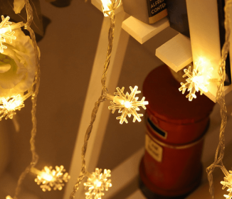 LED small lights flashing lights lights with stars small decoration (Option: Warm White-2m 10 lights)