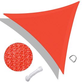 28' x 28' x 28' Triangle Sun Shade Sail/ Watermalon Red (Warehouse: LA01)