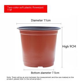 Plastic Nutrition Feeding Block Planting And Transplanting Pot Fall Not Bad Seedling Cup (Option: 110 Model-30 Packs)