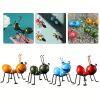 1pc, Metal Ant Ornament, Colorful Cute Insect, Garden Decor, Garden Lawn Decor, Wall Decor, Indoor Decor, Outdoor Decor