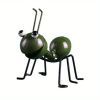 1pc, Metal Ant Ornament, Colorful Cute Insect, Garden Decor, Garden Lawn Decor, Wall Decor, Indoor Decor, Outdoor Decor