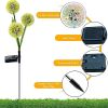 2pcs Solar Dandelion Lights Outdoor Decor, Outdoor Garden Decor Light