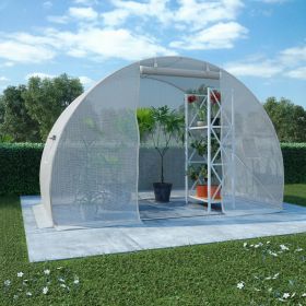 Greenhouse 48.4 ft¬≤ 118.1"x59.1"x78.7" (Color: White)