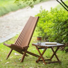 WOOD FOLDING TABLE (Color: As Picture)