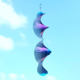 Rotating Wind Runner Garden Decoration Outdoor Pendant (Option: Colorful-12.8x60cm)